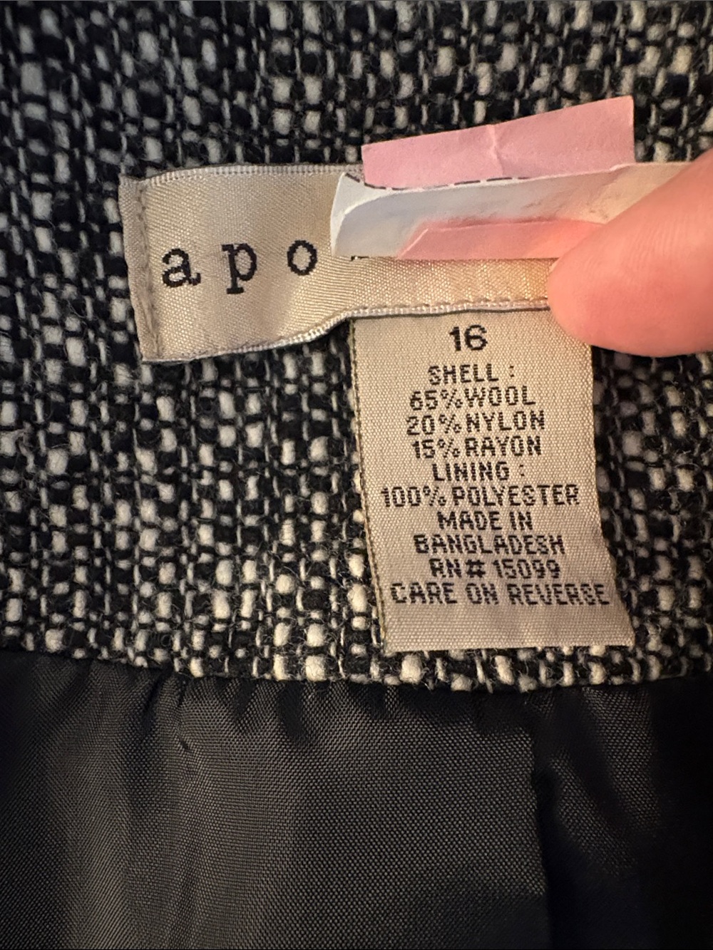 Apostrophe Mid-Length Tweed Coat - Tailored Button-Front 16 - Picture 10 of 16